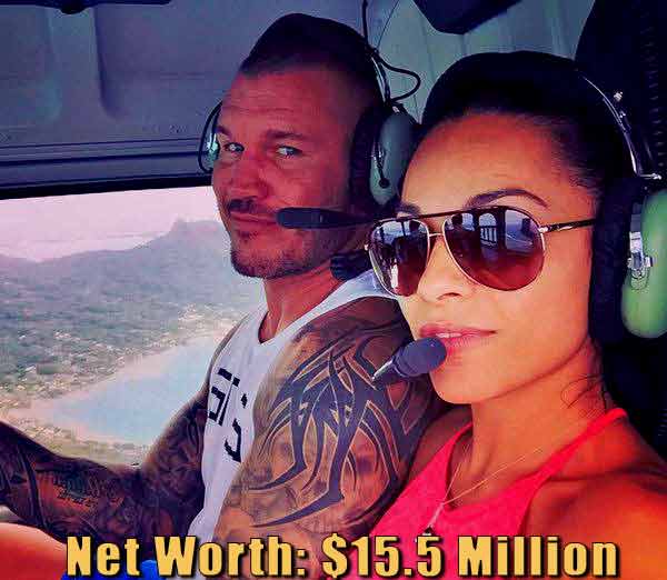 Image of Kim Marie Kessler husband Randy Orton net worth is $15.5 million